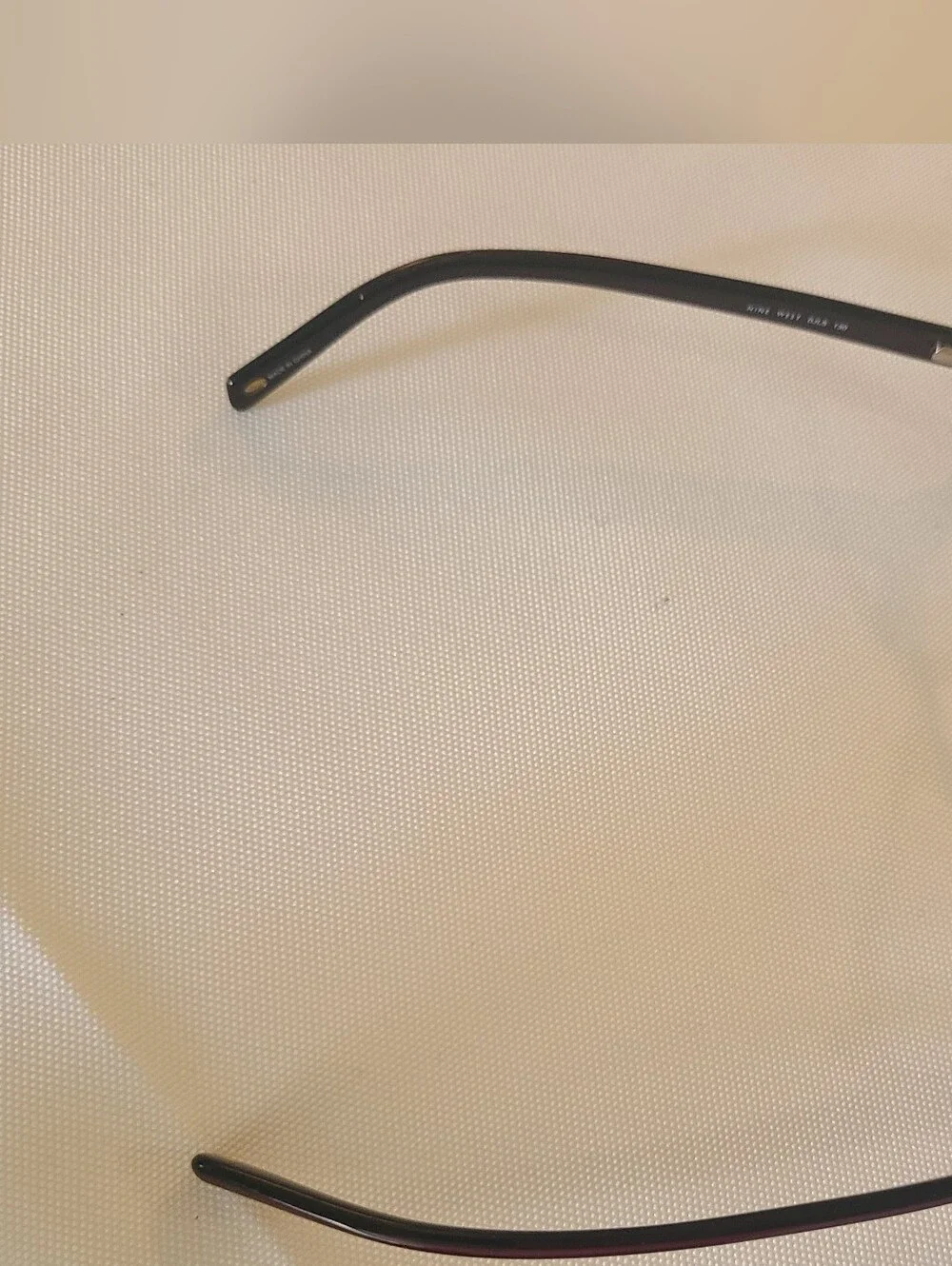 Nine West Purple Metal Rectangular Women's Glasses